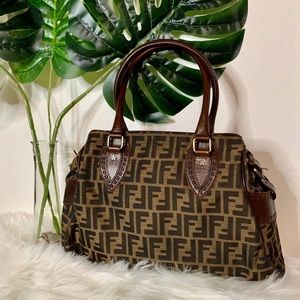 FENDI DuJour Star Zucca Handbag